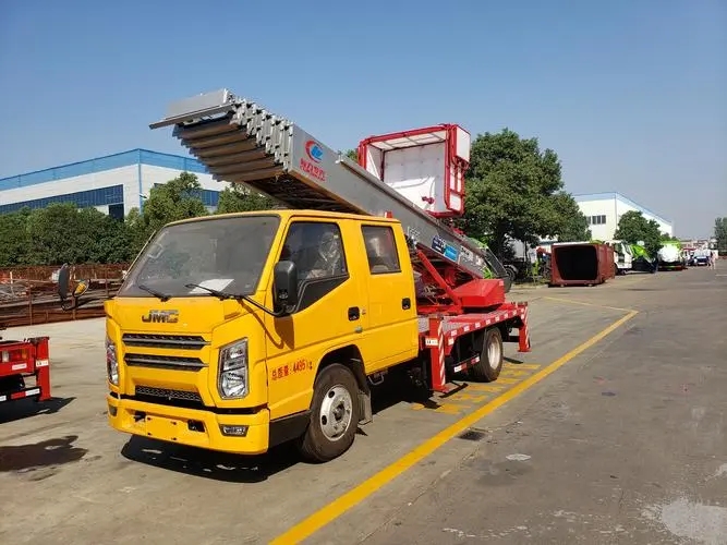 政和县附近云梯车出租 砂石搬运